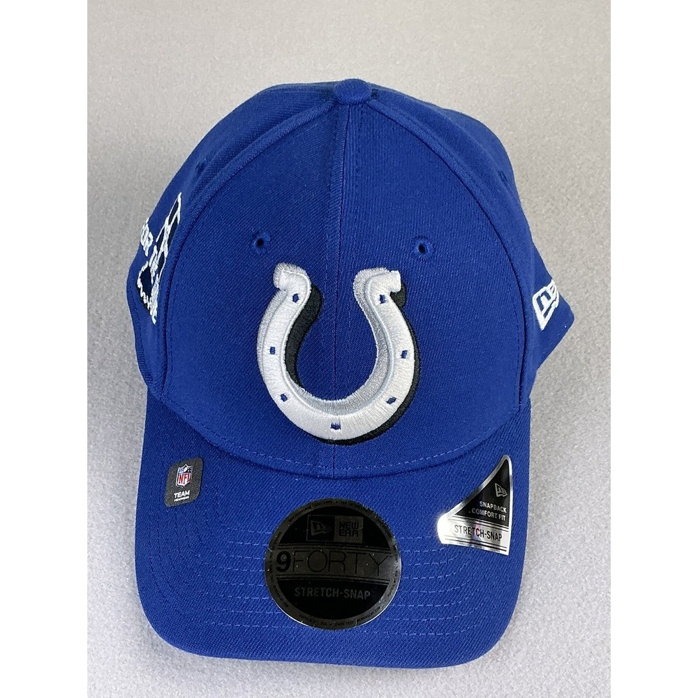 New Era Indianapolis Colts 9FORTY‎ Comfort Fit Blue NFL Hat Cap NWT